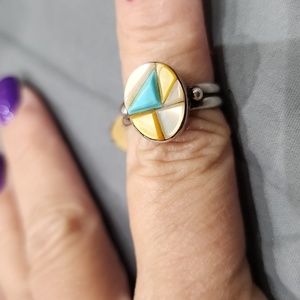 Native American inlayed ring